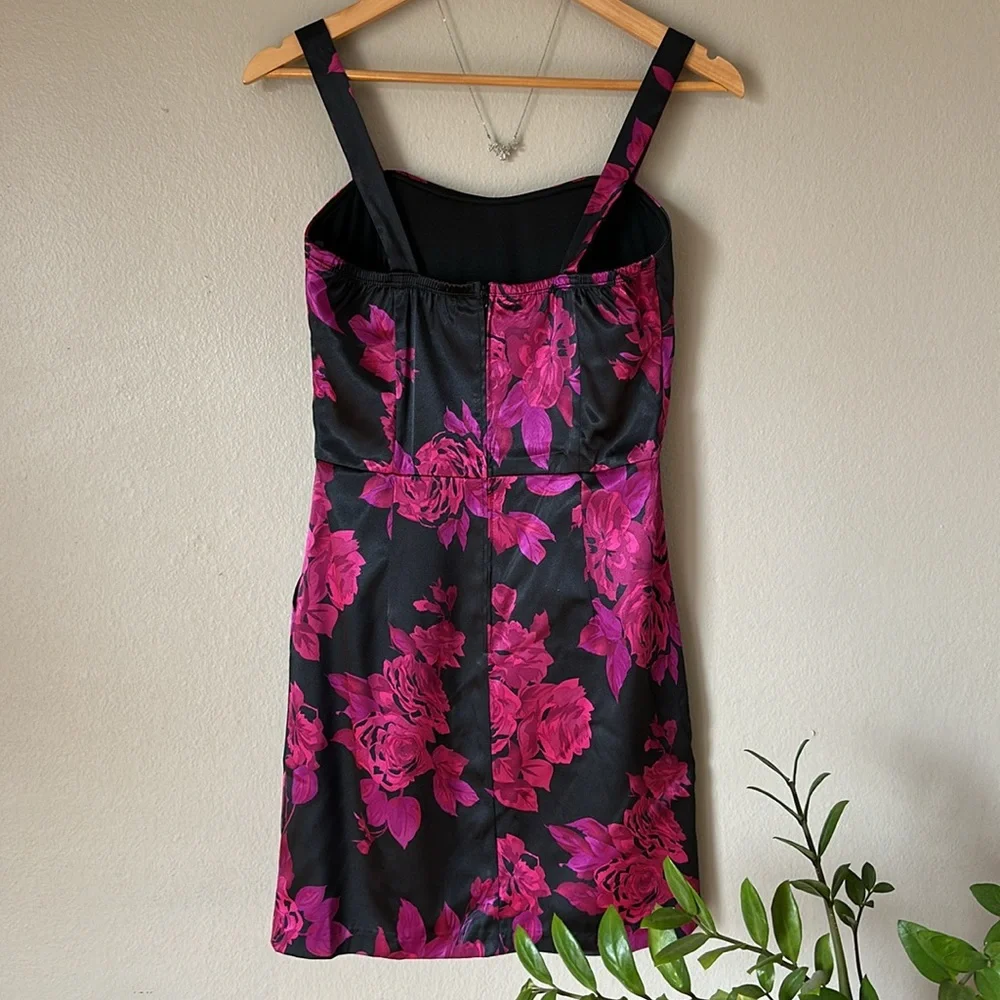 Ruby Rox Polyester Floral Cocktail Dress - Picture 3 of 3